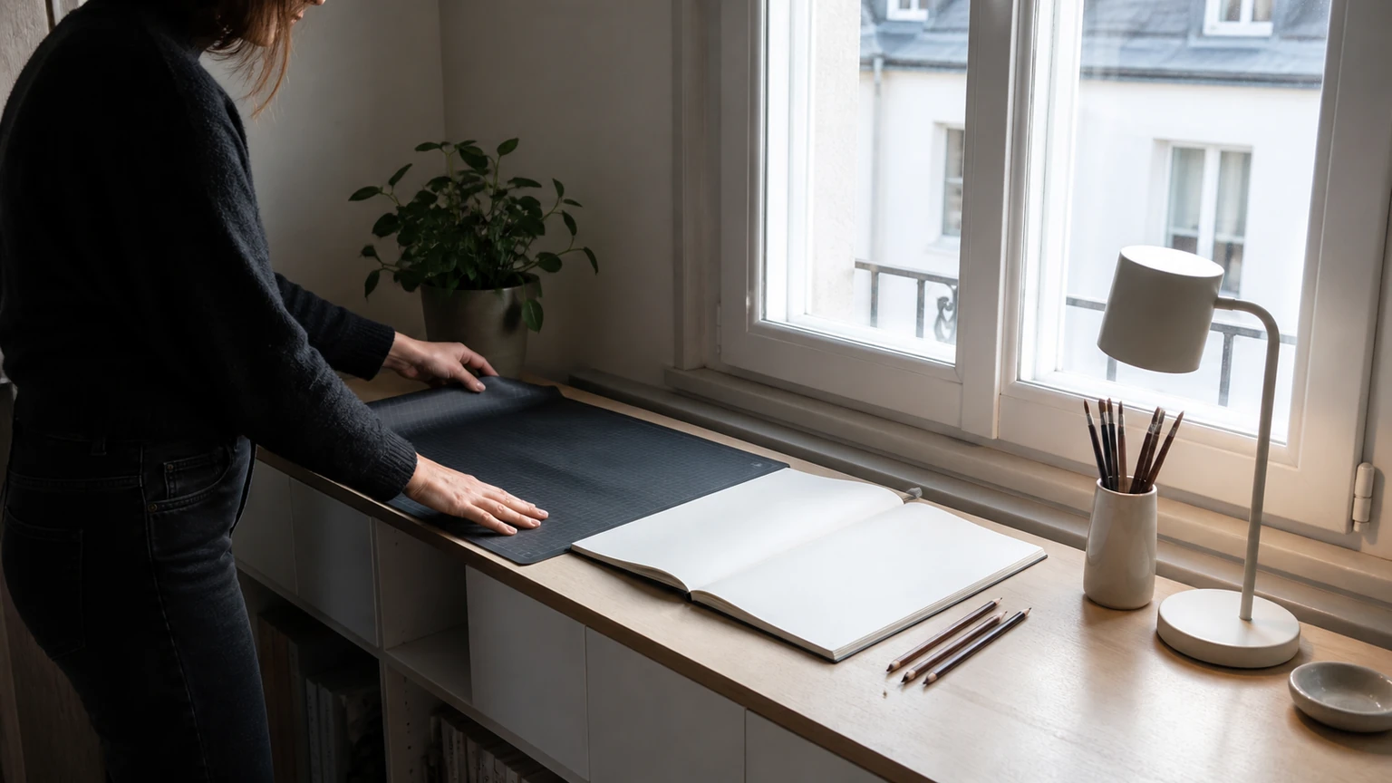 Installation d’un espace de pratique créative
